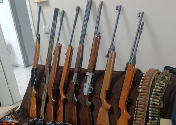 Χανιά: Αστυνομικοί πήγαν να συλλάβουν 44χρονο για ενδοοικογενειακή βία και βρήκαν 9 όπλα και χιλιάδες φυσίγγια – ΦΩΤΟ