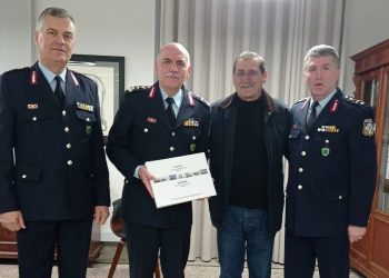 Στην Πάτρα ο Γενικός Επιθεωρητής Αστυνομίας Νοτίου Ελλάδας Αντιστράτηγος Π. Πούπουζας – ΦΩΤΟ
