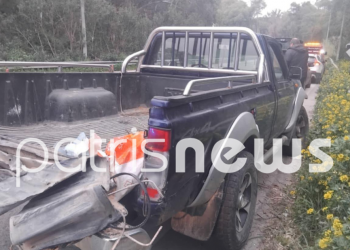 Οι κλέφτες ήταν ατζαμήδες – Φόρτωσαν ΑΤΜ στην καρότσα αγροτικού αλλά τους έπεσε στο δρόμο – ΦΩΤΟ