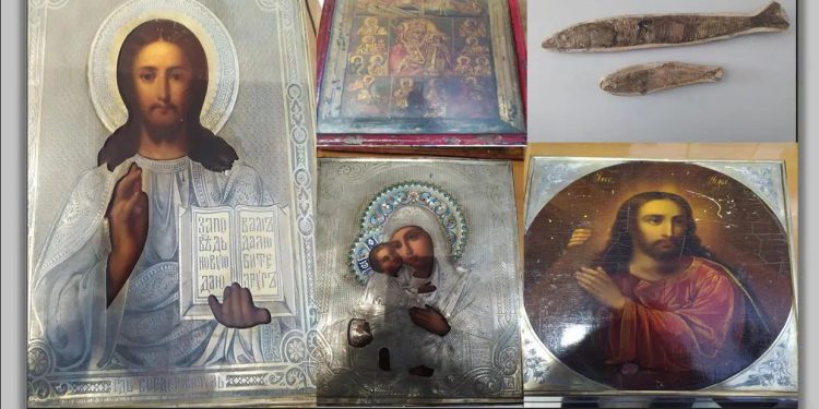 Φλώρινα: Συνελήφθη 67χρονη με εκατοντάδες αρχαία νομίσματα και 4 μεταβυζαντινές εικόνες – ΦΩΤΟ
