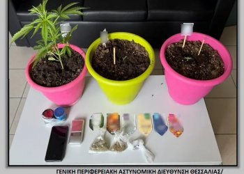 Λάρισα: Μία σύλληψη για ναρκωτικά – ΦΩΤΟ