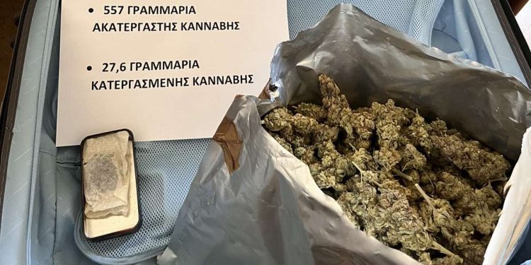 Χειροπέδες σε 31χρονο που διακινούσε κάνναβη στις «πιάτσες» της Ρόδου – ΦΩΤΟ