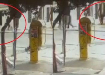 Βίντεο από τη στιγμή που τα άτομα φεύγουν τρέχοντας από τη Νομική μετά την επίθεση στον φοιτητή – ΒΙΝΤΕΟ – ΦΩΤΟ