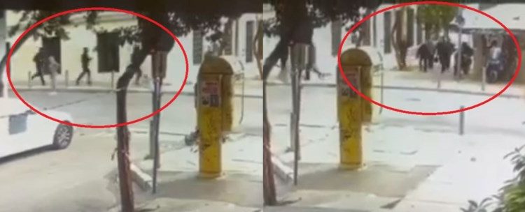 Βίντεο από τη στιγμή που τα άτομα φεύγουν τρέχοντας από τη Νομική μετά την επίθεση στον φοιτητή – ΒΙΝΤΕΟ – ΦΩΤΟ