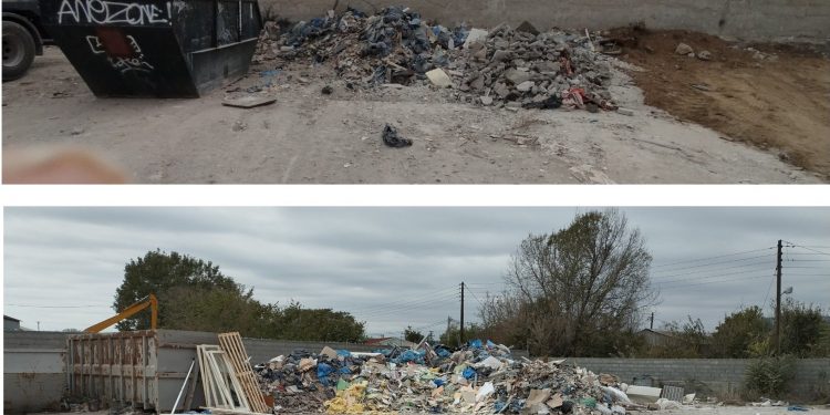 «Δηλητηρίαζε» το περιβάλλον – Αποθήκευε μπάζα αναμεμειγμένα με απόβλητα που είχαν αμίαντο – ΦΩΤΟ