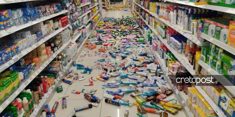 Σεισμός 6,1 Ρίχτερ στην Κρήτη: ΒΙΝΤΕΟ ΝΤΟΚΟΥΜΕΝΤΟ με την στιγμή που χτυπά ο εγκέλαδος