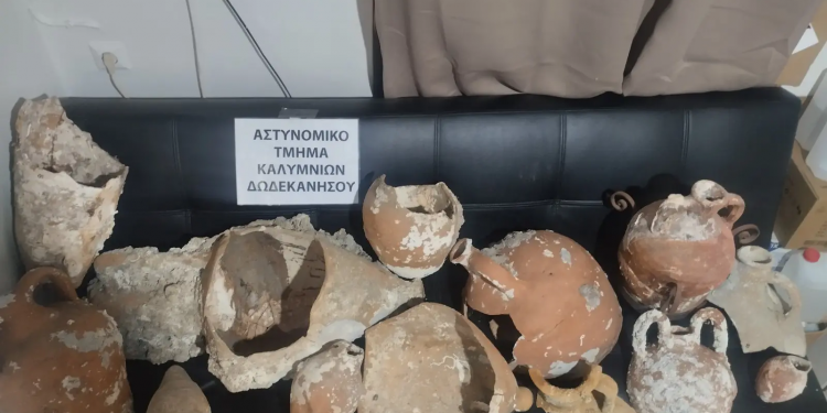 Συνελήφθη στην Κάλυμνο 87χρονος για κατοχή αρχαιοτήτων – ΦΩΤΟ