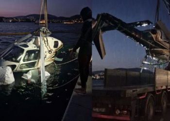 Πτώση ελικοπτέρου στην μαρίνα Βουλιαγμένης: Συνελήφθη ο πιλότος – Η ανακοίνωση του Λιμενικού – ΒΙΝΤΕΟ – ΦΩΤΟ