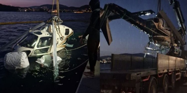 Πτώση ελικοπτέρου στην μαρίνα Βουλιαγμένης: Συνελήφθη ο πιλότος – Η ανακοίνωση του Λιμενικού – ΒΙΝΤΕΟ – ΦΩΤΟ