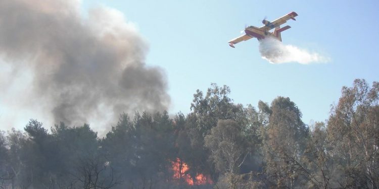 Βελτιωμένη η εικόνα της πυρκαγιάς στην Παλαιά Φώκαια – Η προσπάθεια να τεθεί υπό πλήρη έλεγχο – ΦΩΤΟ