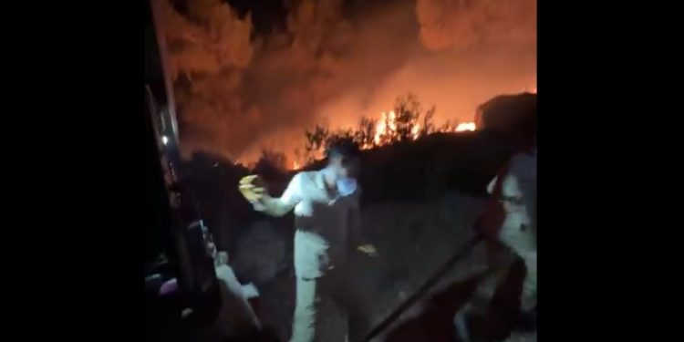 Εκτός ελέγχου οι πυρκαγιές στη Σμύρνη – Σπίτια στις φλόγες – BINTEO – ΦΩΤΟ