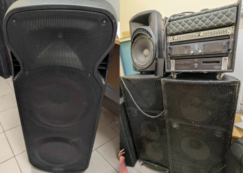 Κατασχέθηκαν τα «όπλα» του …εγκλήματος στην περιοχή των Αχαρνών – Στη διαπασών η μουσική μέχρι τα ξημερώματα – ΦΩΤΟ