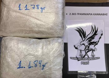 Ρόδος: Συνελήφθη 22χρονη με 2 κιλά κάνναβης –  Έφτασε στο νησί με το καράβι από τον Πειραιά – ΦΩΤΟ