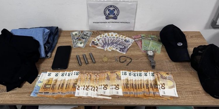 Μύκονος: Συνελήφθη ο διαρρήκτης που παρίστανε τον παραθεριστή – Πάνω από 70.000 ευρώ η λεία του – ΦΩΤΟ