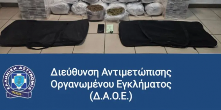 Θεσσαλονίκη: Μία σύλληψη για κατοχή και διακίνηση 22 κιλών κάνναβης και λαθραίων τσιγάρων – ΦΩΤΟ