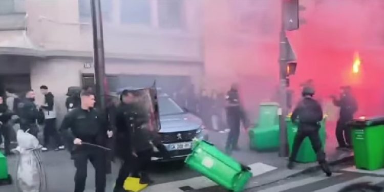 Καζάνι που βράζει η Γαλλία: «Επί ποδός πολέμου» 80.000 αστυνομικοί – ΒΙΝΤΕΟ