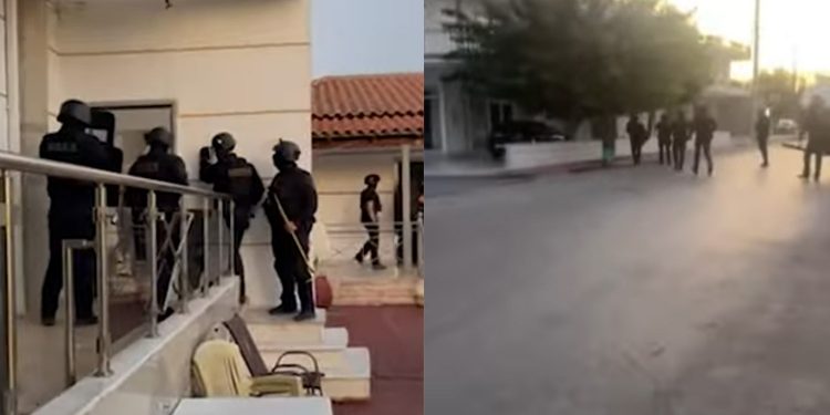 Σε εξέλιξη αστυνομική επιχείρηση στο Ζεφύρι – 8 συλλήψεις μέχρι στιγμής – ΒΙΝΤΕΟ – ΦΩΤΟ
