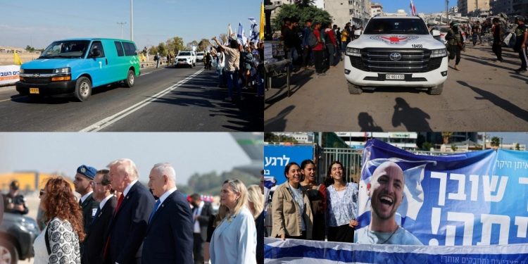 Δείτε LIVE: Στο Ισραήλ ο Τραμπ – Επέστρεψαν οι πρώτοι Ισραηλινοί όμηροι – Θα ακολουθήσει η απελευθέρωση Παλαιστινίων