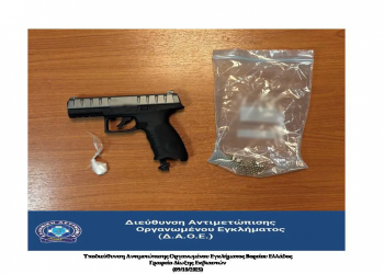 Συνελήφθη 36χρονος στη Θεσσαλονίκη για κατοχή αεροβόλου πιστολιού και  κοκαΐνης – ΦΩΤΟ