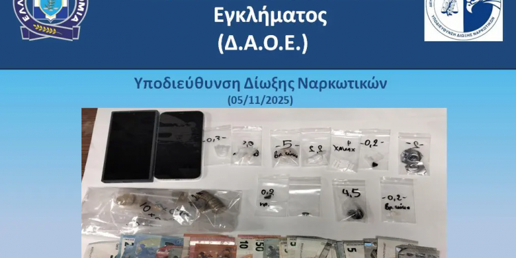 Αχαρνές: Τρεις συλλήψεις για διακίνηση ναρκωτικών – ΒΙΝΤΕΟ – ΦΩΤΟ