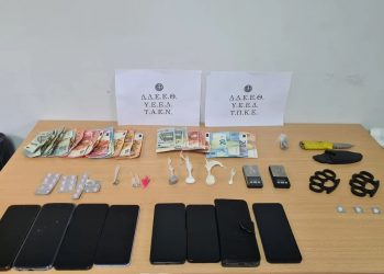 Θεσσαλονίκη: Συνελήφθησαν 4 άτομα που ενέχονται σε διακίνηση ναρκωτικών – ΦΩΤΟ