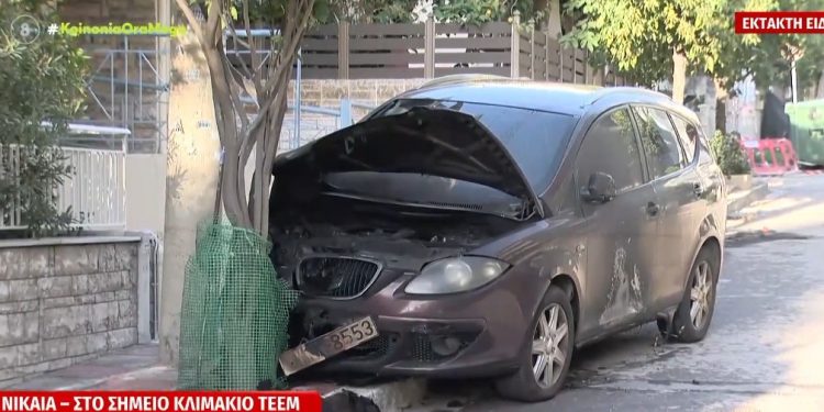 Νίκαια: Πυρπόλησαν το αυτοκίνητο του αρχιφύλακα των φυλακών Κορυδαλλού – Έριξαν χειροβομβίδα στην αυλή του – ΒΙΝΤΕΟ