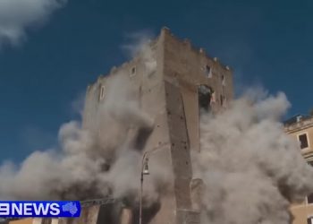 Ρώμη: Νεκρός εργάτης στην κατάρρευση του Πύργου των Κόμηδων – Η Εισαγγελία ερευνά ανθρωποκτονία από αμέλεια – BINTEO