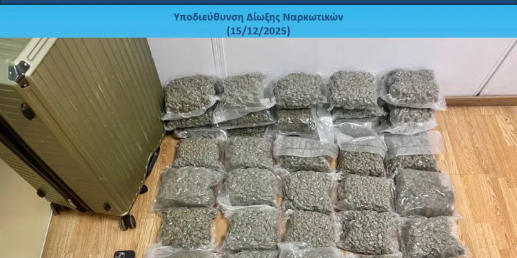 Αεροδρόμιο «Ελευθέριος Βενιζέλος»: Συνελήφθη 21χρονος με πάνω από 18 κιλά SKUNK – ΦΩΤΟ