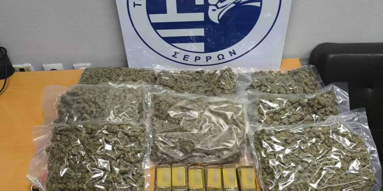 Σέρρες: Μια σύλληψη για διακίνηση ναρκωτικών – ΒΙΝΤΕΟ – ΦΩΤΟ